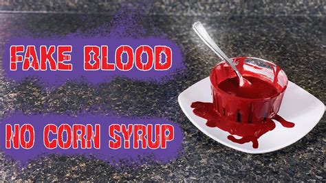 how to make fake blood for clothing without corn syrup|no stain blood diy.